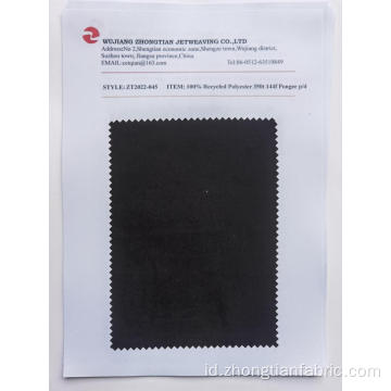 100% Recycled Polyester 350T 144F Pongee P / D